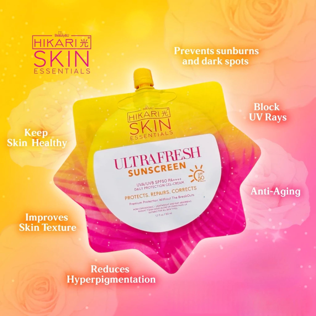BUY 1 TAKE2 Hikari Ultra White Sunscreen with SPF50 PA++++ Protection 50ml FreeShipping BUY 1 TAKE2 Hikari Ultra White Sunscreen with SPF50 PA++++ Protection 50ml FreeShipping