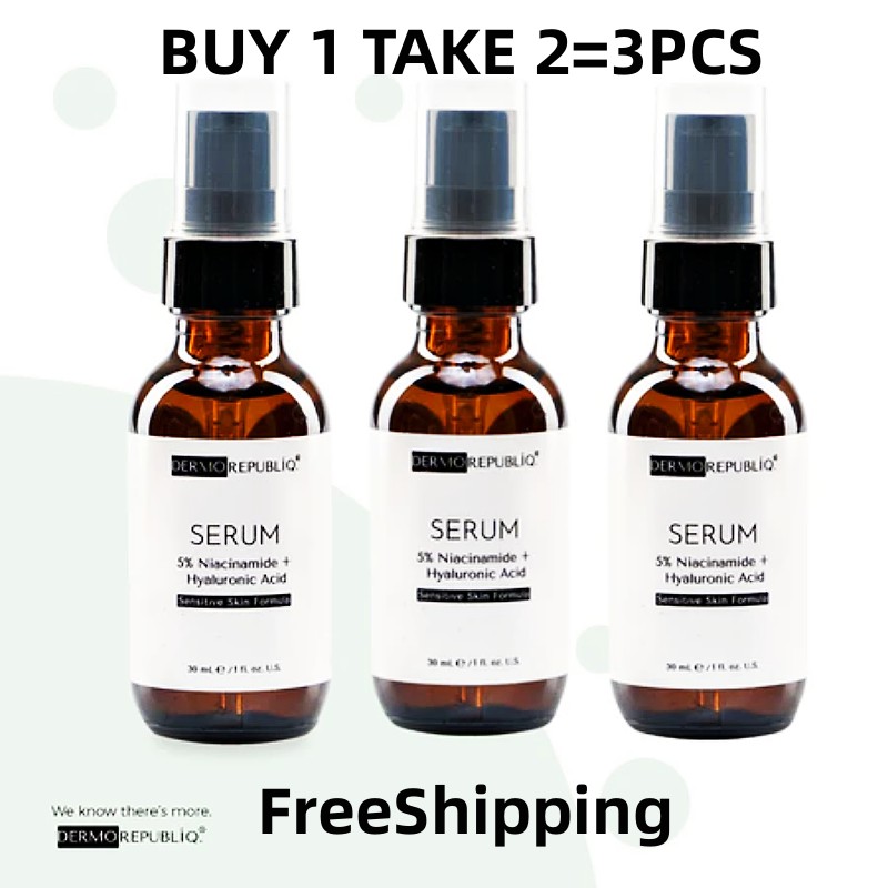 BUY 1 TAKE 2 Dermorepubliq 5% Niacinamide + Hyaluronic Acid Sensitive Skin Formula Serum - 30 mL BUY 1 TAKE 2 Dermorepubliq 5% Niacinamide + Hyaluronic Acid Sensitive Skin Formula Serum - 30 mL